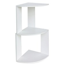 善用空間轉角收納櫃, 1個, 單一顏色, 28 x 28 x 63 cm