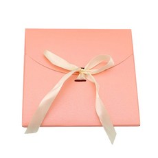 Maket Gamseong 卡片包裝緞帶信封, 10個, 粉紅色
