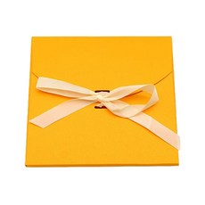 Maket Gamseong 卡片包裝緞帶信封, 10個, 黃色