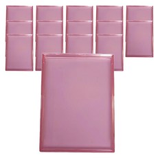 Maket Gamseong 照片小卡彩色卡套 15p, 粉紅色, 1張