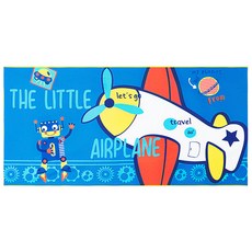 361 海灘兒童運動毛巾 120 x 60 cm, 1個, 飛機