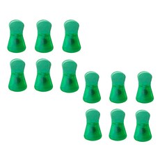 만들하비 냉장고 집게 자석 마그넷 클립, 11 그린, 12개