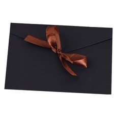 Maket Gamseong 緞帶裝飾多用途袋 小, 20個, 黑色