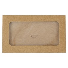 Maket Gamseong 開窗彩色信封袋, 牛皮紙, 100個