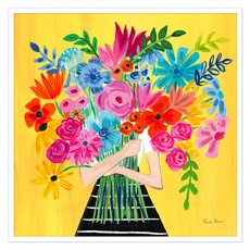 Art Mart 花卉插畫 A Bunch of Flowers 1, 白色