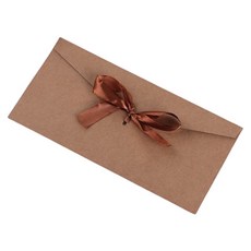 Maket Gamseong 緞帶裝飾多用途袋 大, 20個, 棕色