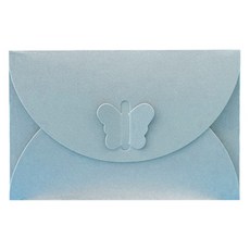 Maket Gamseong 蝴蝶亮點紙袋, 天藍色, 25個