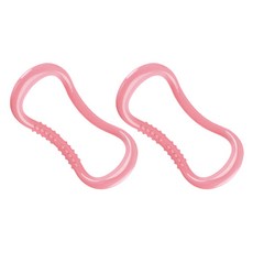 Genie Company 皮拉提斯瑜珈環 硬式, 粉紅色, 2個