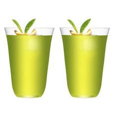 크리슨 벨르디자인 예쁜 유리컵 크리스탈 하이볼 칵테일잔 LD3105 400ml, 2개