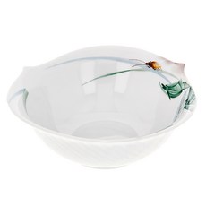 Meissen 浮雕森林花卉甜點碗, 1個, 混合色