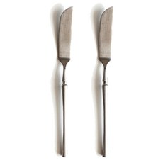 BELLE design 派崔克奶油刀, 銀色, 2個