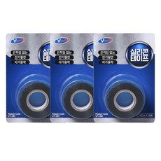 V-tech 自融式矽膠膠帶 黑色, 3個