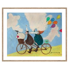 Art Mart 插畫風景畫 Be Who You Be Sam Toft, 鋁木