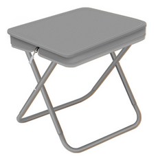 Hisplan 便攜式迷你椅, 灰色, 1個