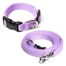 ATTI FRIEND 寵物項圈 + 免持牽繩組合, 紫羅蘭色, 1套