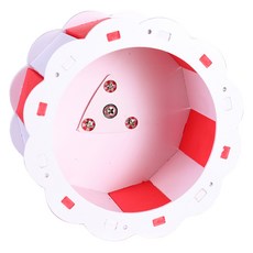 Yoreungae 彩色向日葵小動物滾輪 15cm, 1個, 紅色