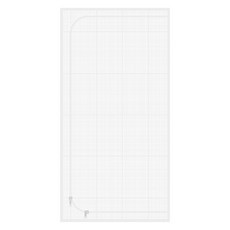 큐러스펫 貓用拉鍊式防貓門 C型, 1個, 白色