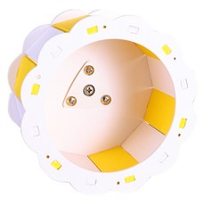 Yoreungae 小動物彩色向日葵滾輪 21cm, 1個, 黃色