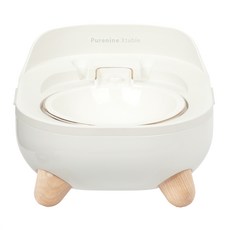 PURENINE 寵物涼感 Xtable 陶瓷飯碗 D11, 白金環, 1個