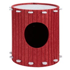 NEOZZANG 貓咪罐頭躲貓貓屋, 1個, 猩紅色