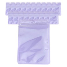 지앤와이 파스텔 선물포장 미니 지퍼백, 퍼플, 20개