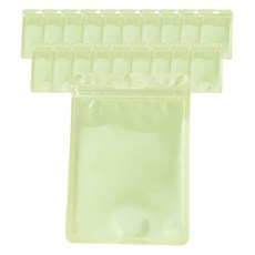 지앤와이 파스텔 선물포장 미니 지퍼백, 라임, 20개