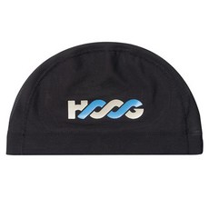 HOOG 成人用合身網眼泳帽 SNM50, 1個, 黑色(SNM503)