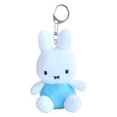 매니어리틀 미피 시팅 가방고리 봉제인형, 8cm, 스카이블루, 1개