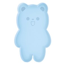 PASTEL PET 寵物熊熊防溢餐盤 FREE, 藍色, 1個