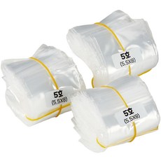 공구아울 투명 비닐 지퍼백, 5호, 100개입, 3개