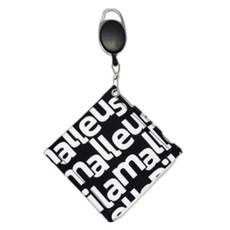 Dajeongdagam Pilamalleus 高爾夫捲線式清潔毛巾, 黑色