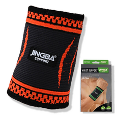 징바 배곧스포츠 사계절 멀티 헬스 손목보호대, 오렌지, 1개