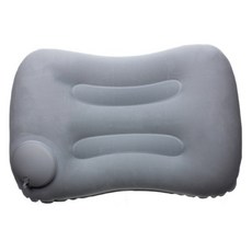 부드러운 간편 휴대용 경량 에어베개, 그레이, 1개