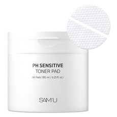 SAM'U PH舒緩平衡棉片, 60片, 1罐