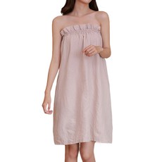 lovinglab 鬆緊帶平口連身裙 高爾夫浴袍 FREE, 1個, 米色