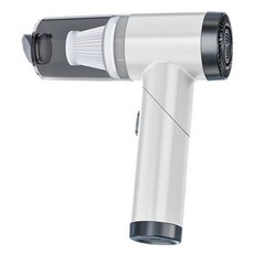 리예코퍼레이션 허리케인 무선 차량용 청소기 에어건, Q-108, 화이트