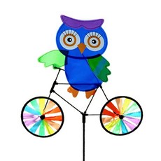 PARTY 09 自行車風車, 1個, 藍色貓頭鷹