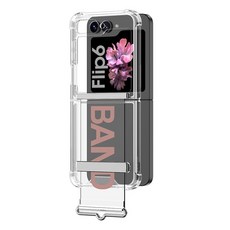 고지비 에어백 투명 슬림 손목밴드 휴대폰 케이스