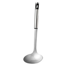 GENIAL GS 湯勺, 不鏽鋼 亮面銀 + 黑, 1個