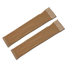 헬로버디 골프 UV 자외선차단 암슬리브 스킨핏 손목형 쿨토시 양쪽 세트, 연커피, 1세트