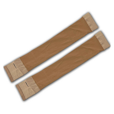 hello birdie 高爾夫UV防曬袖套 貼膚手背覆蓋款 涼感袖套 左右一組, 1套, 淺咖啡色