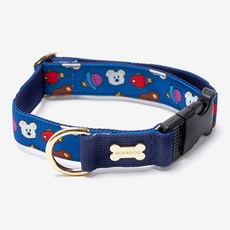 Noradog 狗狗 Uju 寬版大型犬項圈, 1個, NAVY