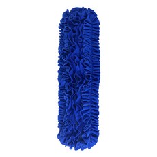 World Clean 超細纖維魔鬼氈Leasking拖把替換墊, 藍色, 1個