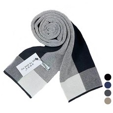 게테샤유 엘쏘 남성용 베이직 채크 머풀러