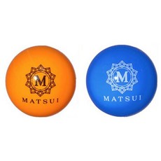 Matsui Golf 夜間發光輕量公園高爾夫 19 x 6cm, 橘色 + 藍色, 2個, 1組