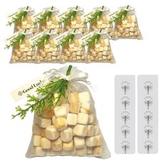 比斯特 Good Luck 撞球桿袋用扁柏方塊香囊 50g, 混合顏色, 10個