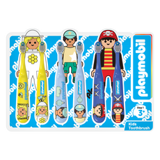 Playmobil 摩比人 兒童牙刷組, 1套, 黃色 + 天藍色 + 靛藍色