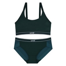 리바이스바디웨어 여성용 시그니처 스포츠 브라팬티세트