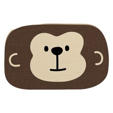 GILGRI 動物臉珪藻土地墊, 1個, 03 猴子