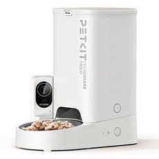 펫킷 반려동물 얌쉐어 솔로 홈캠 자동급식기, 3L, 혼합색상, 1개